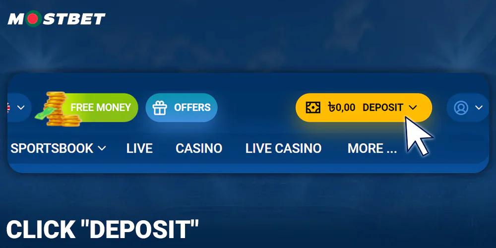 Top up your balance at Mostbet BD